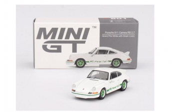 Porsche 911 (901) 2.7 Carrera RS Grand Prix 1973 (леворульный) белый с зеленым