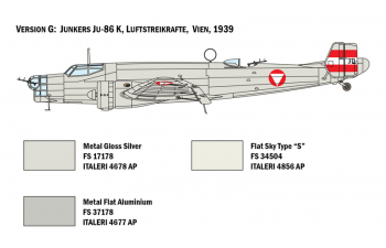 Сборная модель Немецкий высотный бомбардировщик Junkers Ju 86E1 / E2