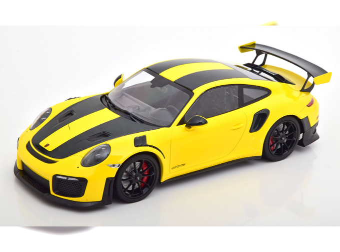 PORSCHE 911 (991 II) GT2 RS (2018), gelb/schwarz