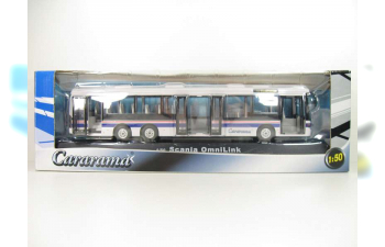 SCANIA OmniLink, Автобусы 1:50, белый с синей полосой