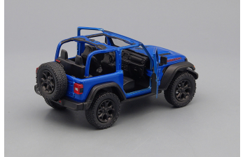 JEEP Wrangler, blue / black