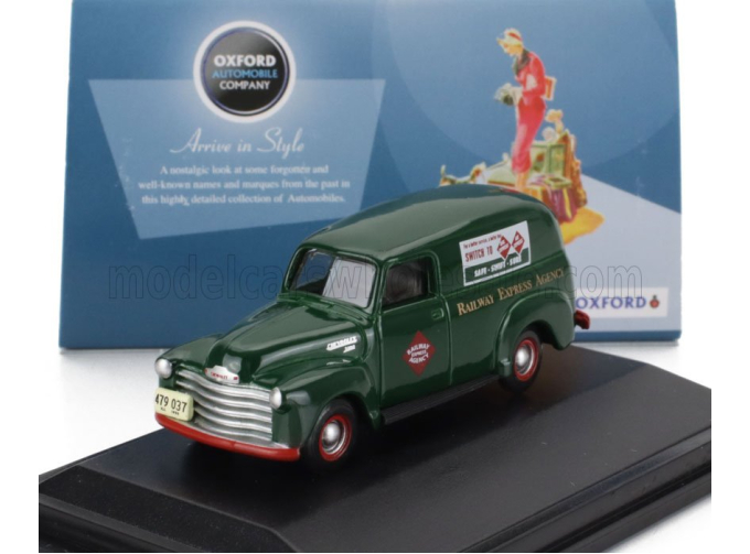 CHEVROLET Panel Van REA (1950), green