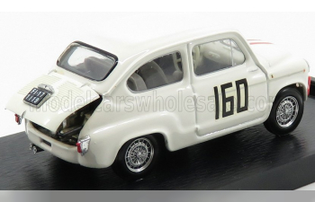 FIAT 600 850 TC ABARTH №160 PIEVE S.STEFANO (1962) PIERO FALORNI, WHITE