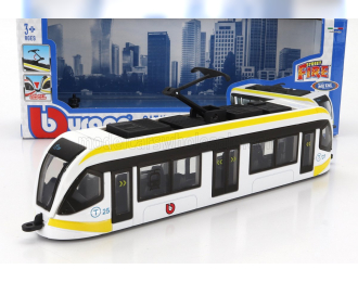 TRAM City Tram Autobus, White Yellow Black