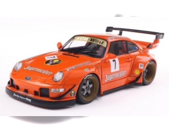 Porsche 911 (993) RWB Bodykit Jägermeister #7 2020 orange