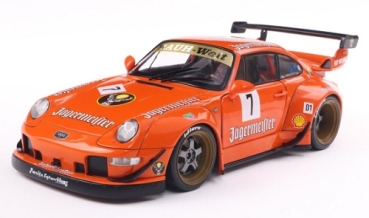 Porsche 911 (993) RWB Bodykit Jägermeister #7 2020 orange