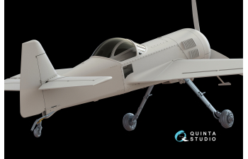 Стойки и Колеса Шасси для Су-31 (Quinta Models) (с травлеными и стеклопластиковыми деталями)