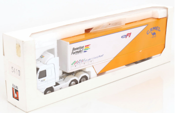 SCANIA 143M 500 Benetton Ford F1 race transporter with acessories