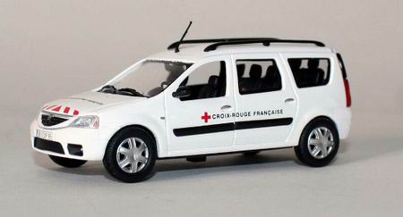 DACIA Logan MCV Croix-Rouge Francaise, white