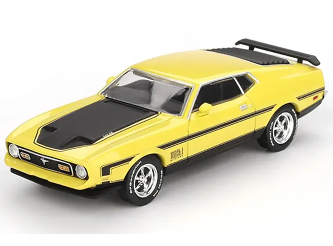 FORD Mustang Mach1 (1971), yellow/black