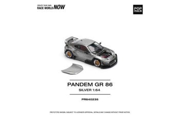 TOYOTA Pandem GR86, silver