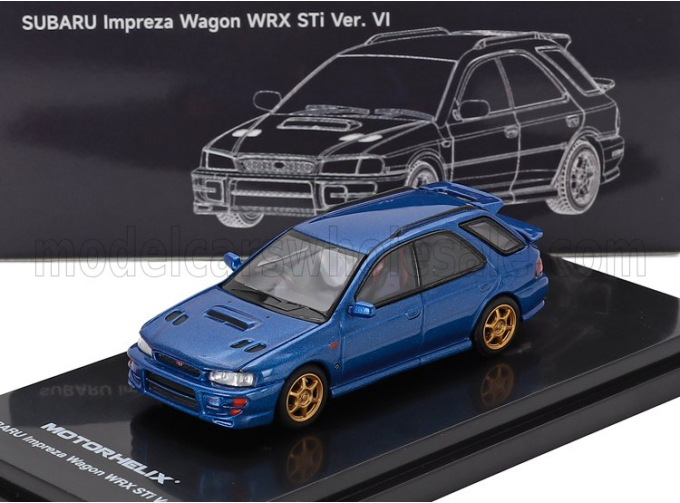 SUBARU Impreza Wrx Sw Station Wagon (2001), Blue Met