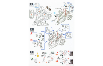 Сборная модель US Navy F/A-18E Blue Angels Compact Series