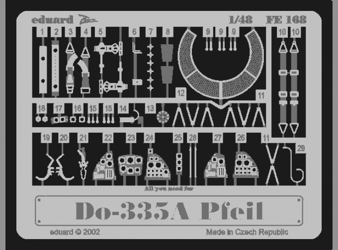 Фототравление для Do 335A Pfeil