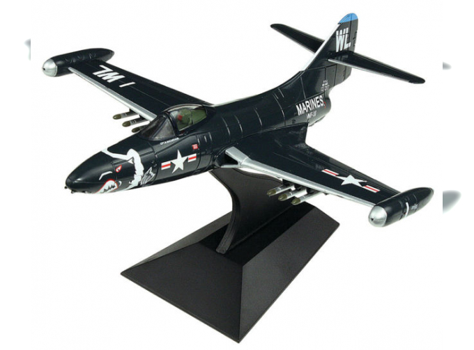 Grumman F9F-2 Panther Diecast Model USMC VMF-311 Tomcats Pohang AFB South Korea 1952