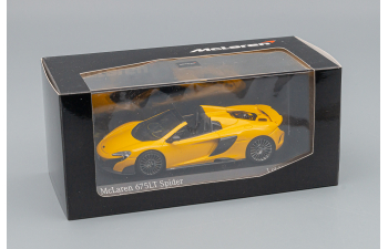 McLAREN 675LT Spider, yellow / grey