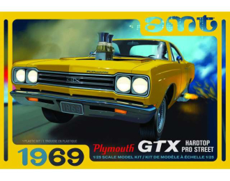 Сборная модель Plymouth GTX Hardtop Pro Street 2T, plastic modelkit 1969