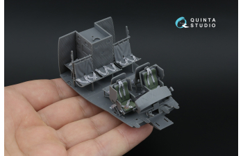 3D Декаль интерьера кабины UH-1D early/UH-1H early (Kitty Hawk)