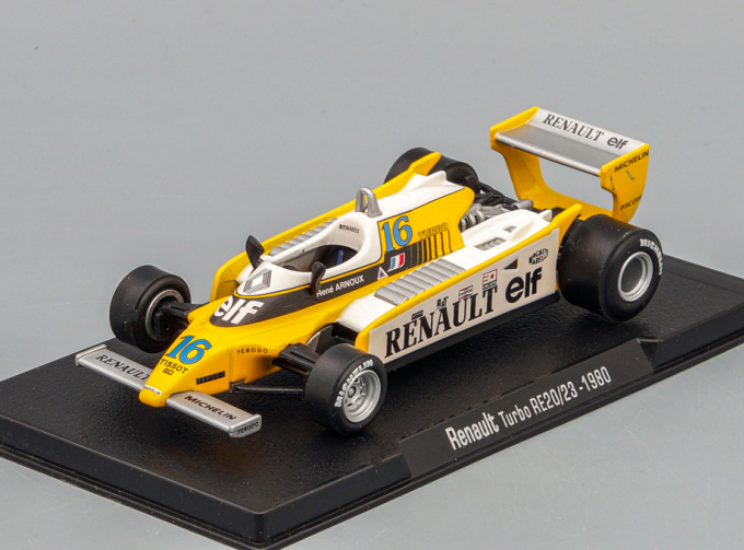 RENAULT Turbo RE20/23 1980, yellow / white