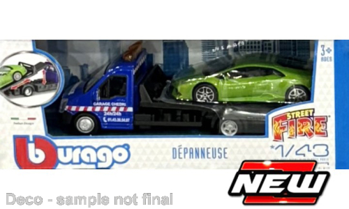 IVECO Daily With Lamborghini - Carro Attrezzi - Wrecker Road Service, blue / green