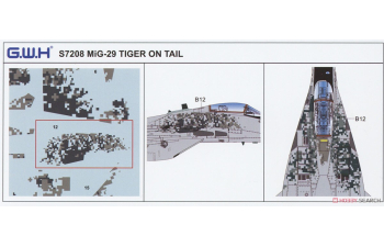 Сборная модель MiG-29AS 9-12 Late Type - Slovak Airforce (2014/2016 Special Painting)
