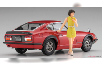 Сборная модель Автомобиль с фигуркой девушки 70-х NISSAN FAIRLADY 240ZG w/70’s GIRL’S FIGURE (Limited Edition)