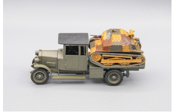 Ursus A грузовик с танкеткой ТКS (1939) Польша