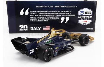 CHEVROLET Team Ed Carpenter Racing N20 Indianapolis Indy 500 Indycar Series (2023) C.Daly, Blue Gold