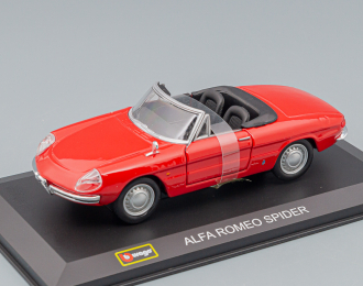 ALFA ROMEO Duetto 1600 Spider Open (1966), красный