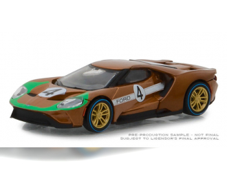 FORD GT 2017 #4 Tribute Ford GT40 MkII 1966 Brown