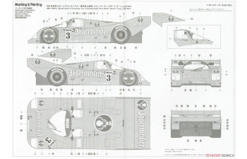 Сборная модель BRUN PORSCHE 962C (1987)