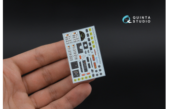 3D Декаль интерьера кабины Mercedes-Benz Wolf SSA (Neverland Hobby) (с 3D-печатными деталями)