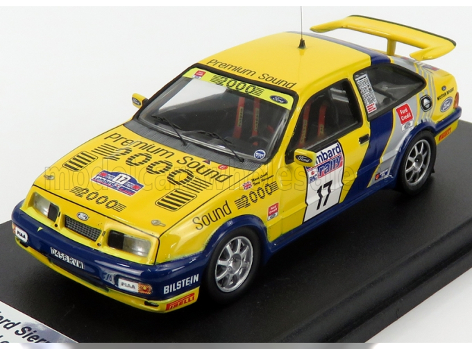 FORD Sierra Rs Cosworth №17 Rally Rac Lombard (1988) M.Lovell - T.Harryman, Yellow