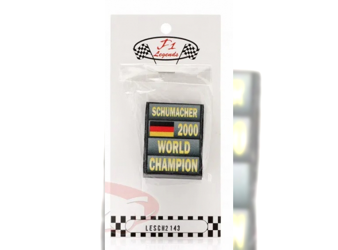 Табличка (пит-борд) Ferrari F1 Михаэль Шумахер (2000)