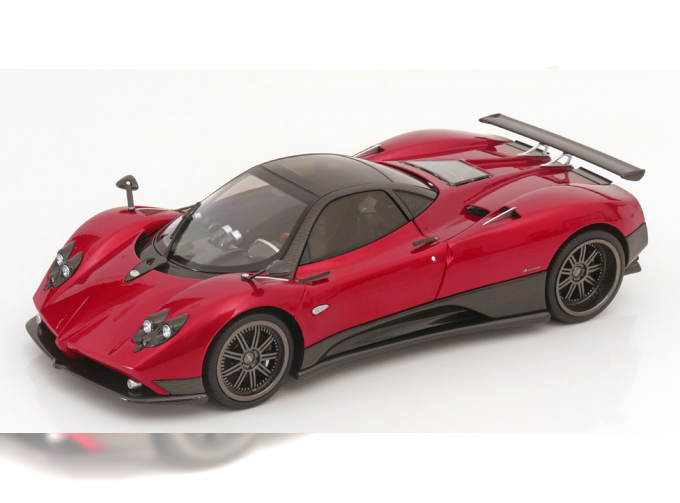 PAGANI Zonda F (2005), redmetallic carbon