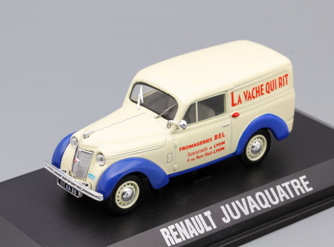 RENAULT Juva 4 фургон La Vache Qui Rit 1952, creme / blue