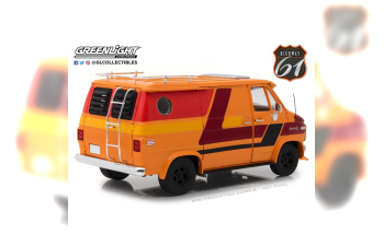 CHEVROLET G-Series Van (фургон) 1976 Orange with Custom Graphics