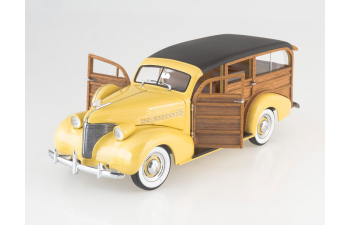 CHEVROLET Woody Station Wagon, yellow / brown