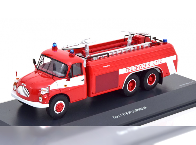 TATRA T138 fire engine, red white