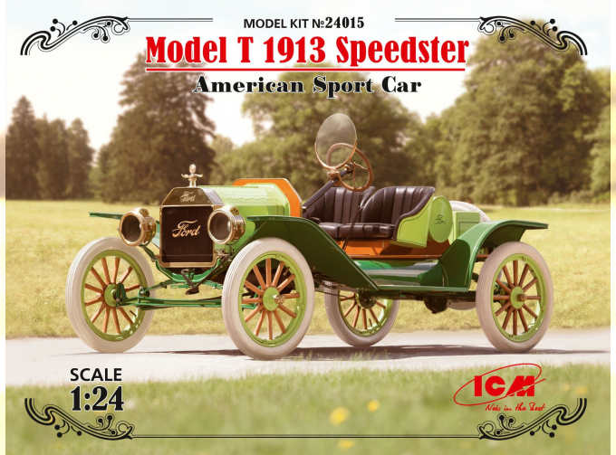 Сборная модель Model T 1913 "Спидстер", Американский спортивный автомобиль