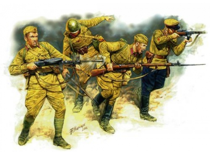Сборная модель Советская пехота