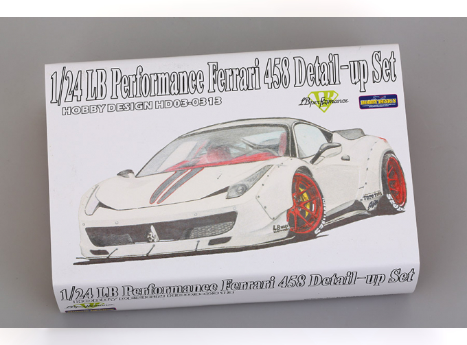 Конверсионный набор LB Performance Ferrari 458 Detail-up Set (Resin+PE+Decals)