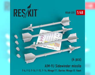 Ракета AIM-9J "Sidewinder" (4 штуки)