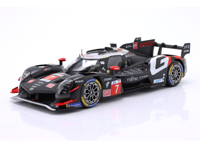 TOYOTA GR010 3.5L V6 Turbo Hybrid Team Gazoo Racing №7 2nd 24h Le Mans Kamui Kobayashi - Jose Maria Lopez - Nyck de Vries (2024)
