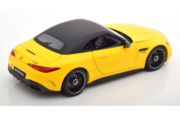 MERCEDES-BENZ AMG SL 63 4Matic+ (R232) with removable Softtop, yellow