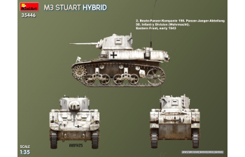 Сборная модель M3 Stuart Hybrid Military 1945