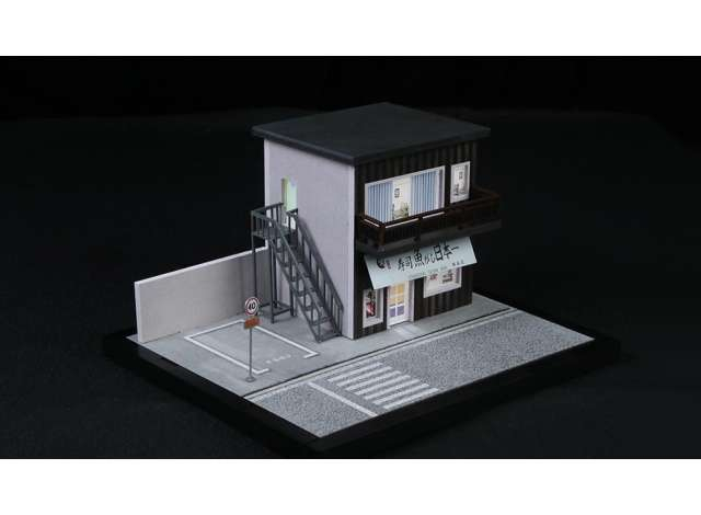 Diorama *06 streetscape with light*