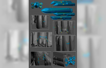 Сборная модель Ракета-носитель "ЭНЕРГИЯ"