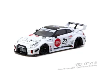 NISSAN GT-R (R35) LB-Silhouette Works #23 (2026), white 