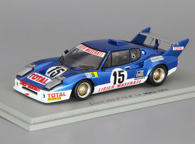 Ligier JS2 #15 8th Le Mans (1974), blue